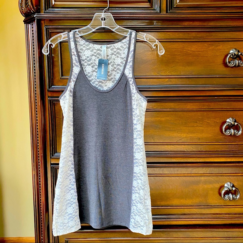 Express Lace Racerback Tank | XS